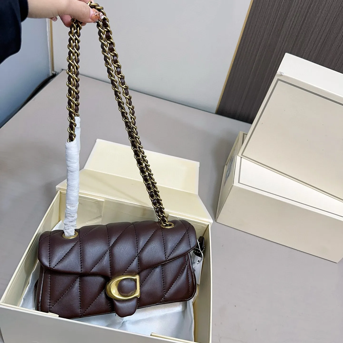 Designers bags Tabby Tote bag Women Waist Cross Body Handbag Famous Bumbag Quilted Tabby Shoulder Classic Bum Fanny Pack Purse New genuine leather Crossbody Bag gift