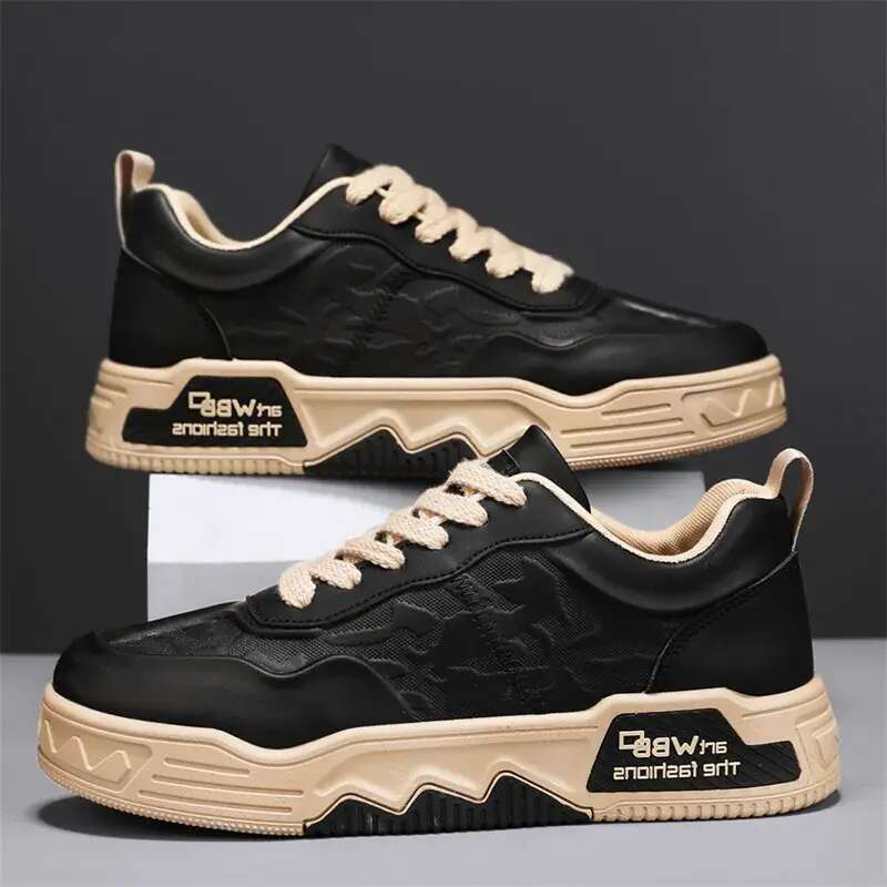 CYYTL Skateboard Shoes Leather Mens Sneakers Casual Outdoor Platform Fashion Designer Sports Walking Running Work Tennis f8c9