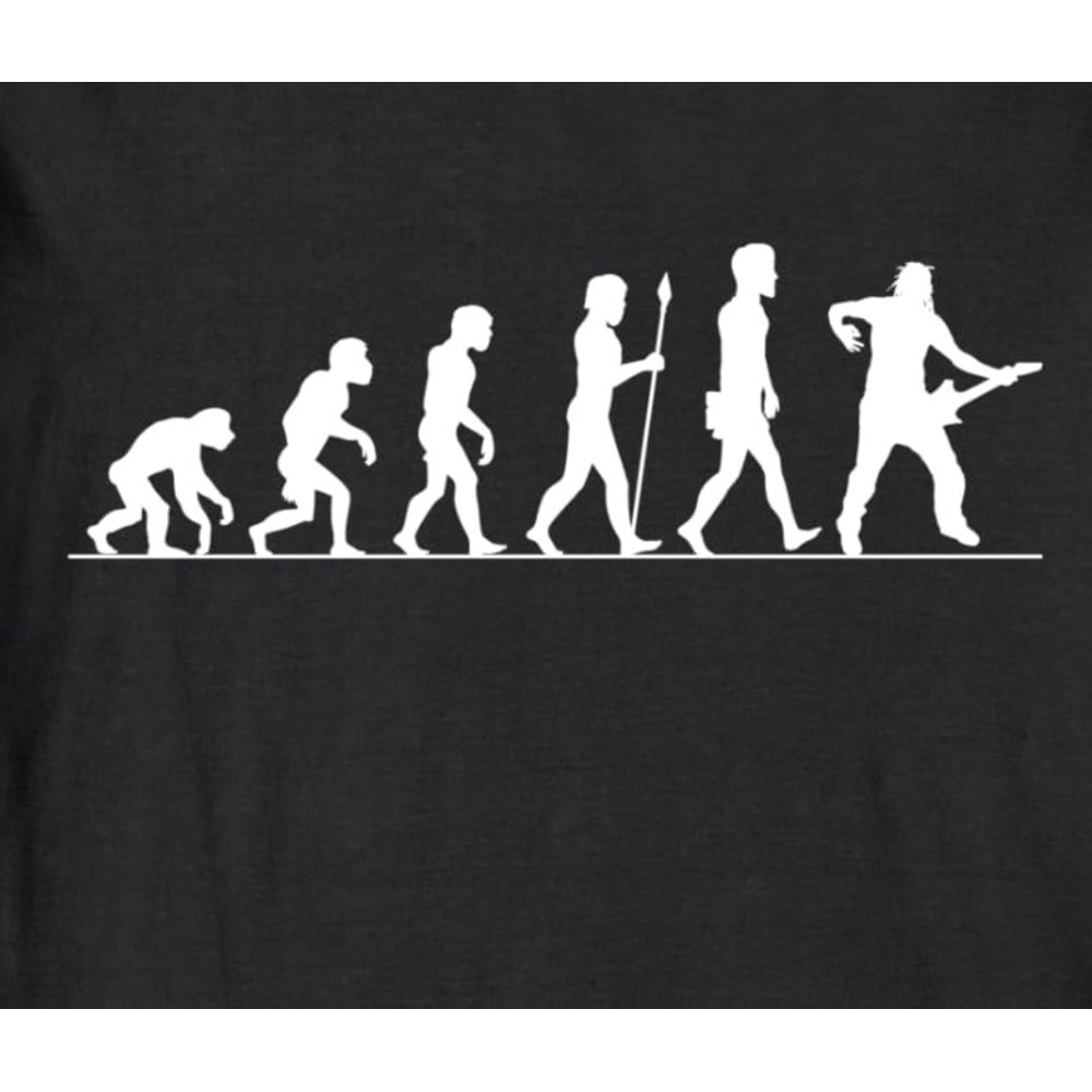 Long Sleeve Shirts for Men sweatshirt Guitar Evolution Funny Gift For Rocker Guitar Player Long Sleeve Tee Streetwear Casual tops clothes cool