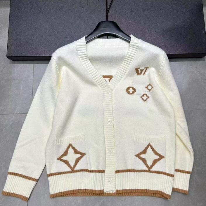 luxury sweaters womens long sleeve red white black cardigan knitwear designer sweater women clothing