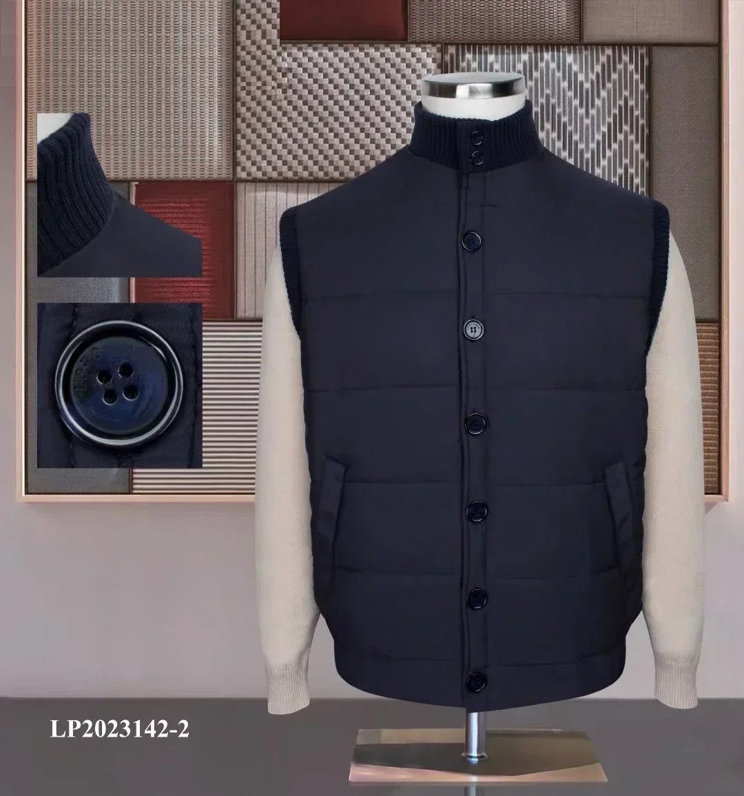 BILLIONAIRE BLKA CPTG Vest Men 2024 Autumn Winter Comfortable New Business Casual Button Pocket Big M-4Xl High Quality Coat