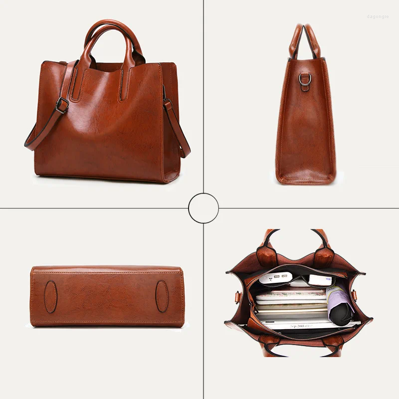 Shoulder Bags Valenkuci Leather Handbags Women Bag High Quality Casual Female Trunk Tote Spanish Brand Ladies Large Bolsos