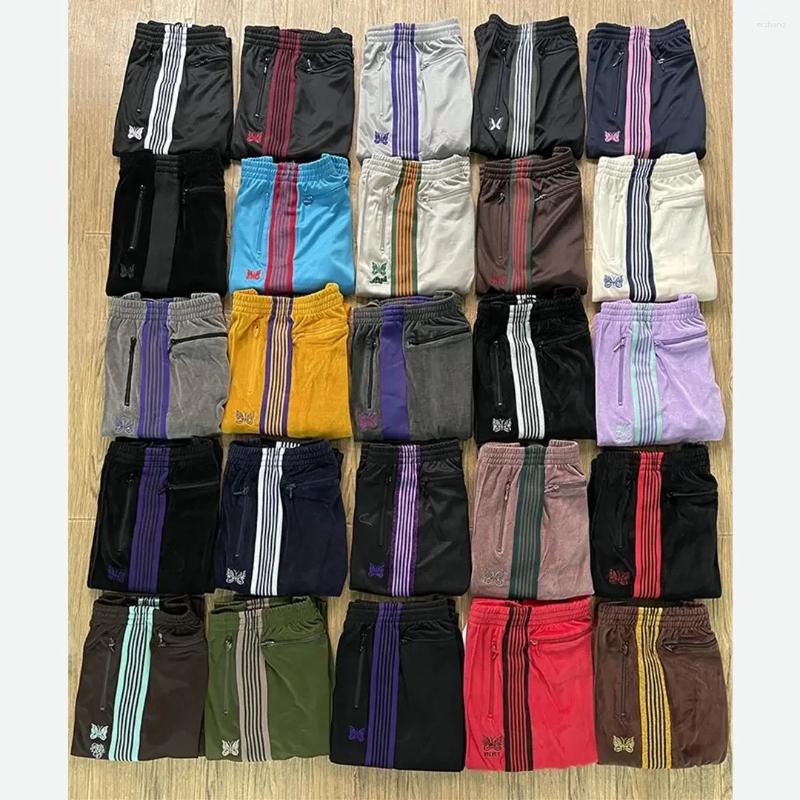 Men's Pants Wide Leg Trousers Embroidery Butterfly Track Sweatpants Men Women