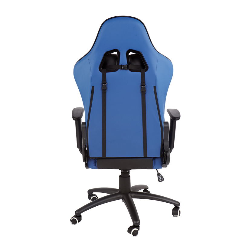 Adjustable Height & Reclining Ergonomic E-Sports Gaming Chair in Black