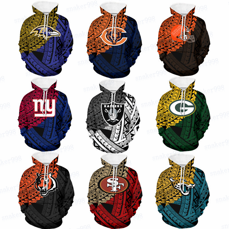 Men Plus Size Hoodies American Football Hoodie Mans Women Team Print Sweatshirts Multicolor Long Sleeve Mens Designer Hoodie Sweatshirt Clothing Big Size S-5XL