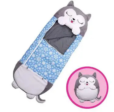 Baby Caroon foldable sleeping Bag winter Envelope sleep thermal sack Cotton kids sleepsack in the carriage wheelchairs 240415