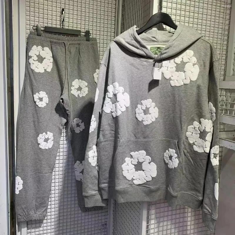 Men's Tracksuits 2025 Fashion Brand Hoodie Set Kapok Feet Casual Trend And Women's Sportswear Style Tracksuit Sweatpants