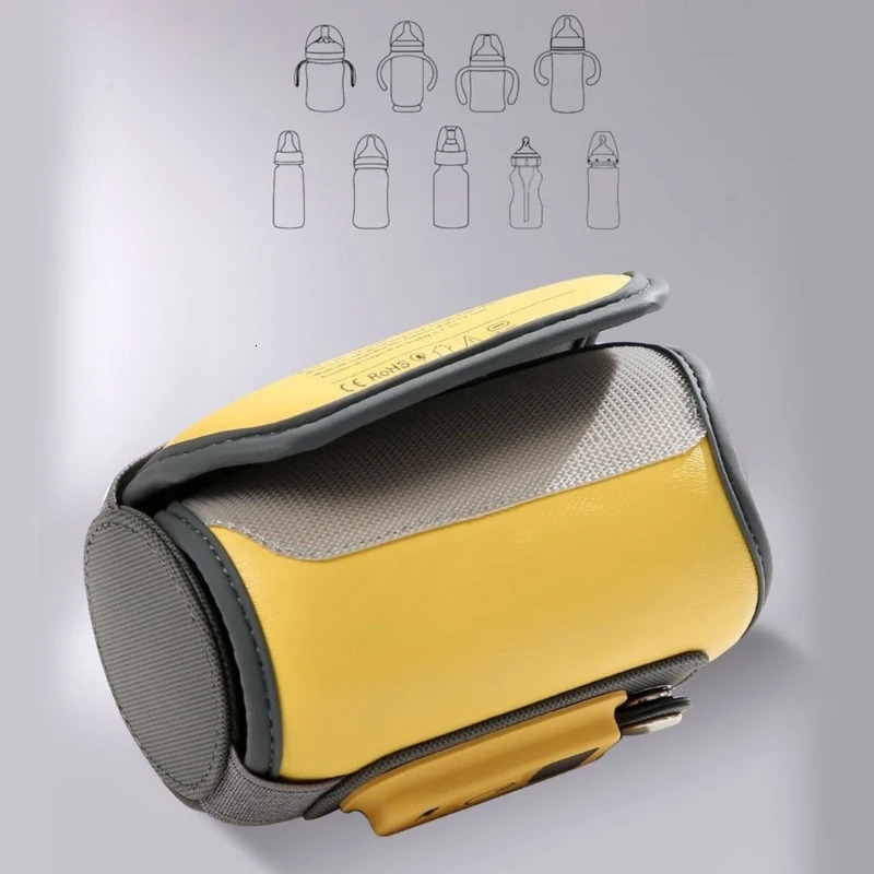 USB Baby Bottle Warmer Milk Warmer Infant Feeding Bottle Heated Portable Travel Cover Insulation Thermostat for Home 241118