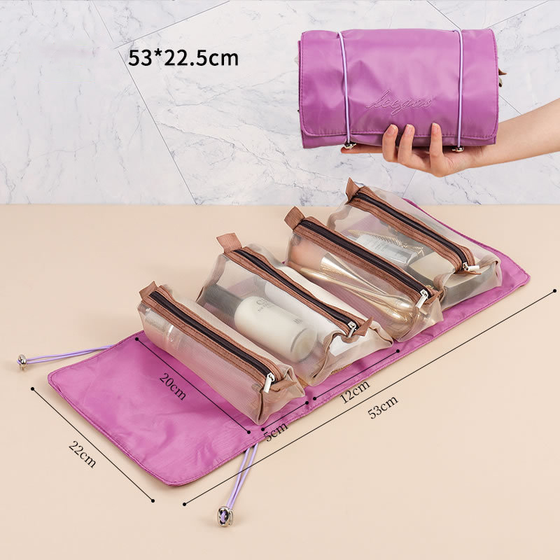 The tote bag new make-up bag four-in-one travel portable multi-functional large-capacity removable wash storage bag bag bag