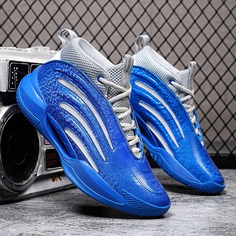 2024 autumn and winter new wear-resistant, non-slip shock-absorbing combat basketball shoes, men's and women's casual sports running shoes s