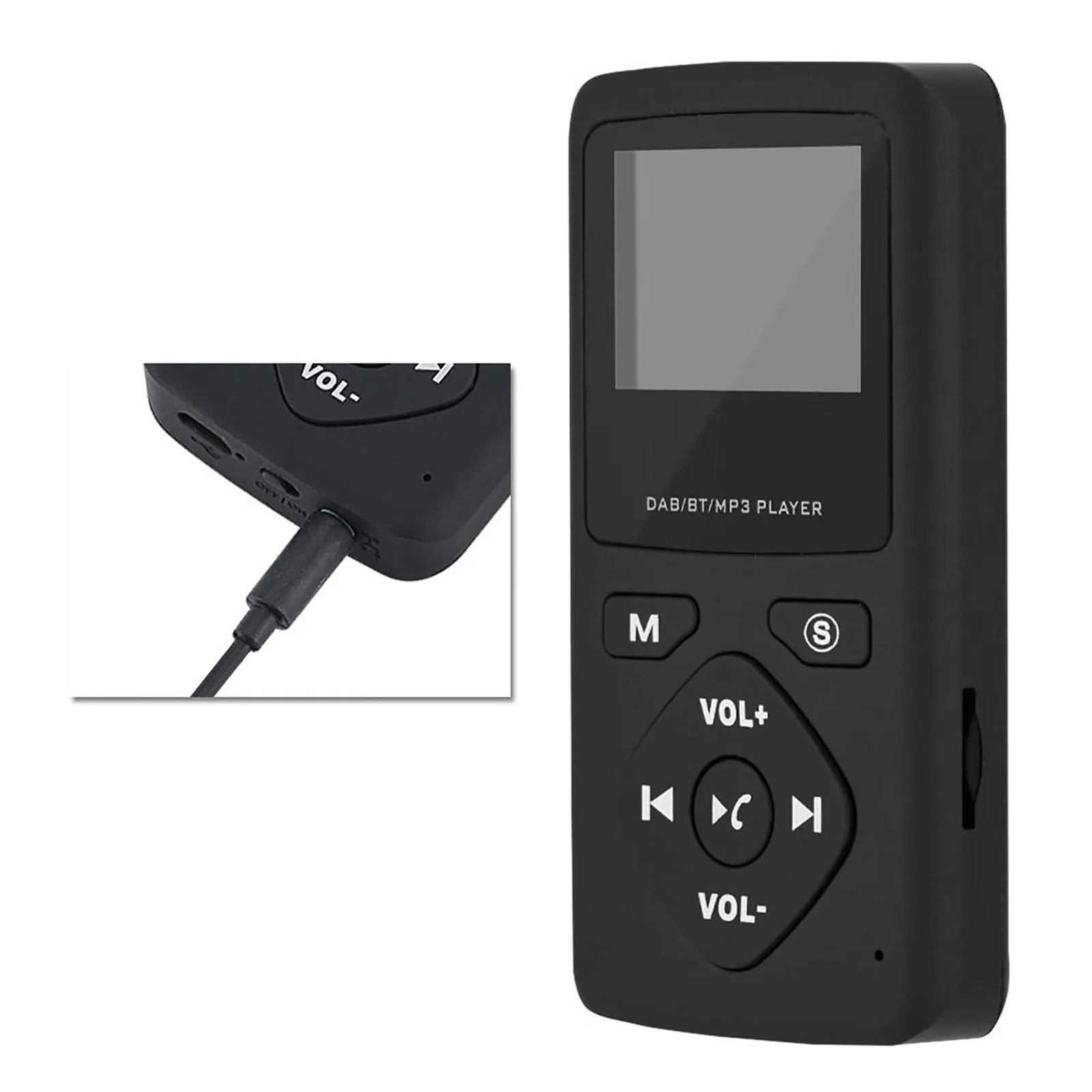 DAB Digital Radio Portable DAB Portable DABDAB Pocket Digital Radio Receiver Bluetooth MP3 Player with Earphone Radio Receiver 241113