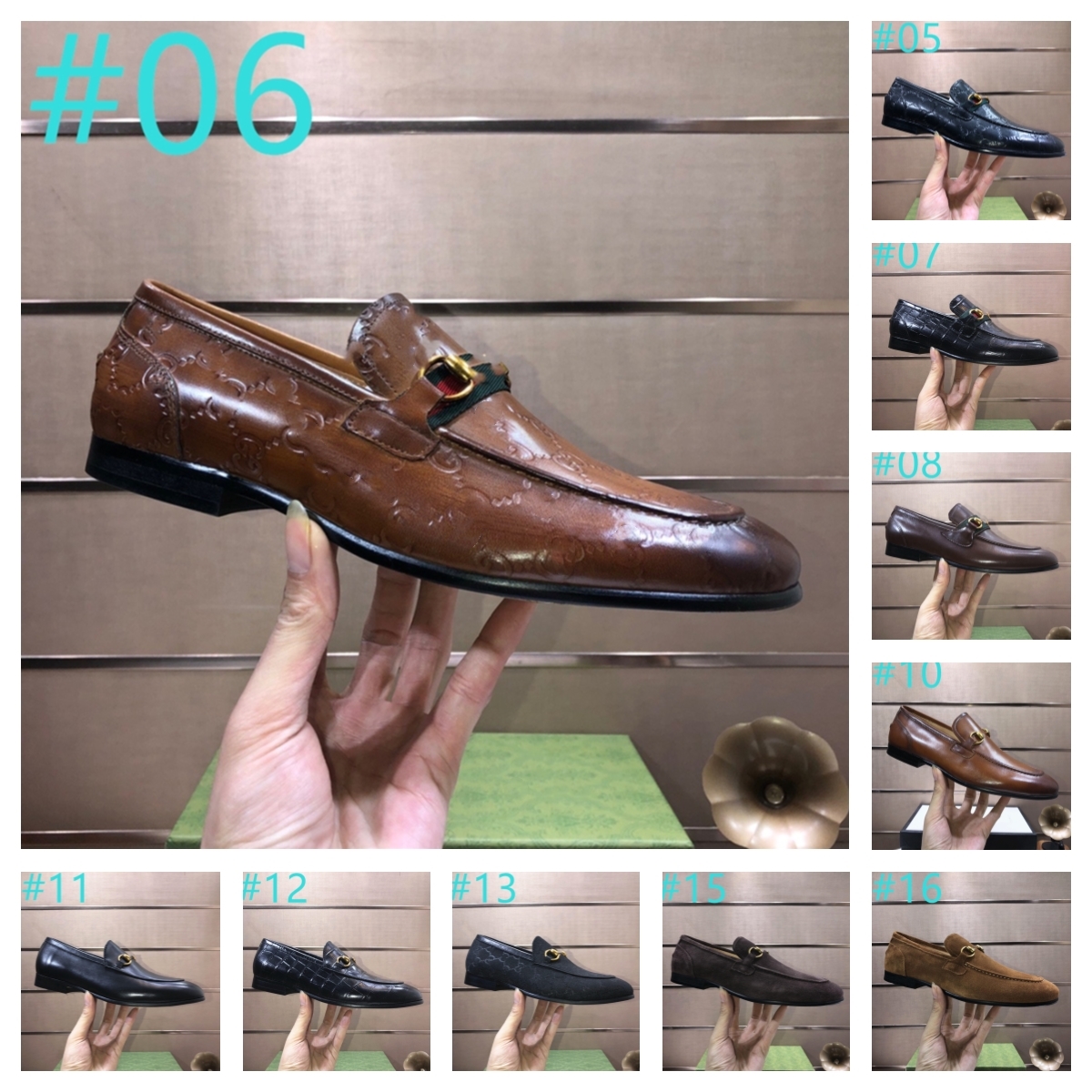 74Style Luxury Oxfords Shoes for Men Brown Black Business Lace-up Genuine Leather Office Brogue Designer Dress Shoes Zapatos De Vestir Hombre Mens Shoes