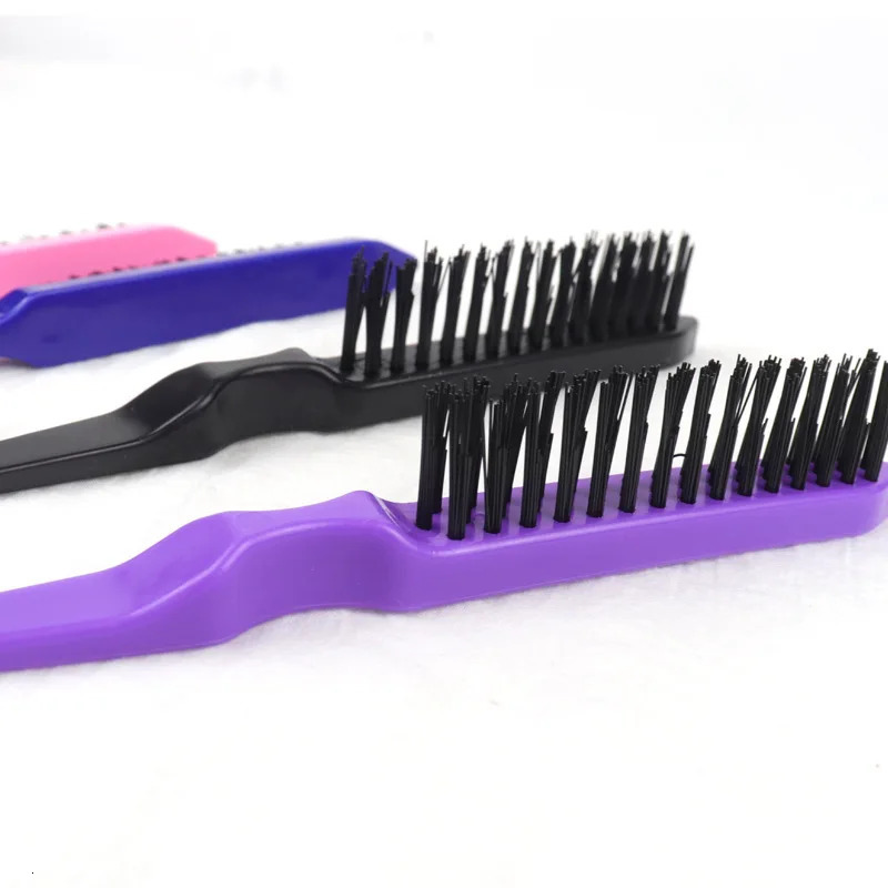 1 Pcs Professional Hair Brushes Comb Teasing Back Combing Brush Slim Line Styling Tools 4 Colors Wholesale 240412