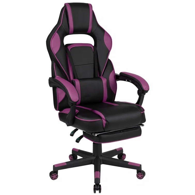 Ergonomic Gaming Chair with Adjustable Seat Height and Backrest for Enhanced Comfort