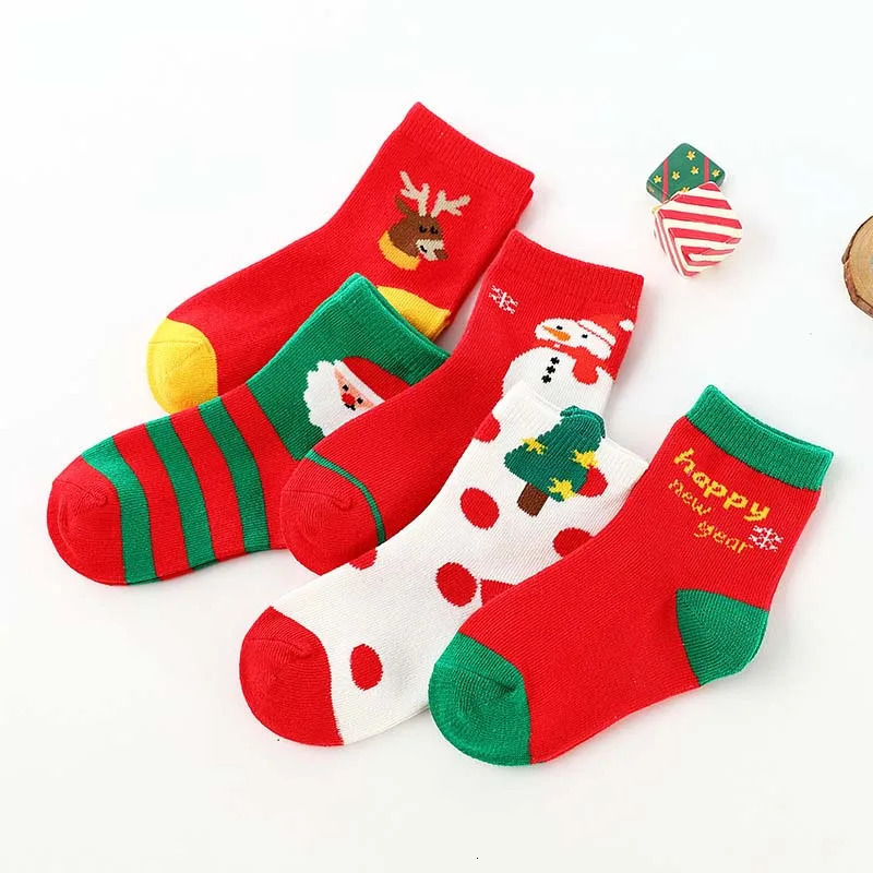 Childrens Cute Christmas Socks Childrens Knitted Socks Childrens Babies Boys borns Girls Winter Children Years Children Children Aged 1 to 12 241118