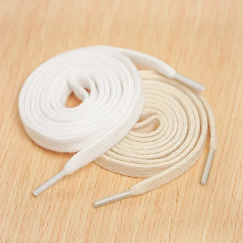 1Pair Canvas Casual Flat Shoelace Cotton Shoelaces Tennis Sneakers Shoe laces 80100120140160CM Laces for Shoes Accesories 241118