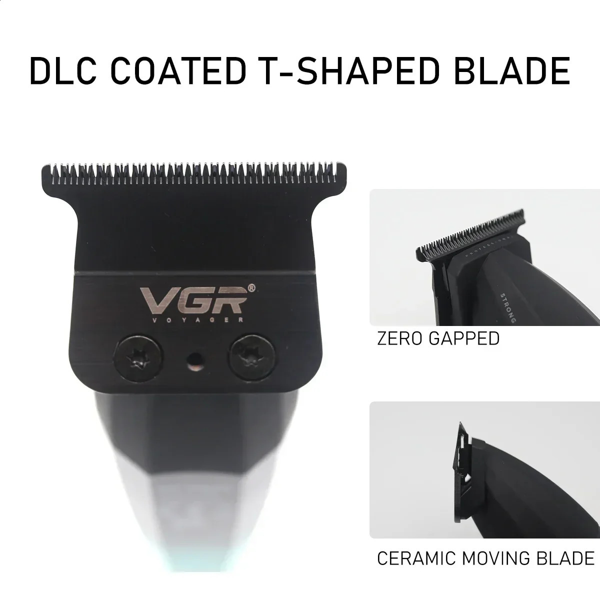 VGR V-003 V-906 All Metal Professional Hair Clipper Kit Mens DLC Blade Hair Clipper 9000RPM Hair Clipper 241119