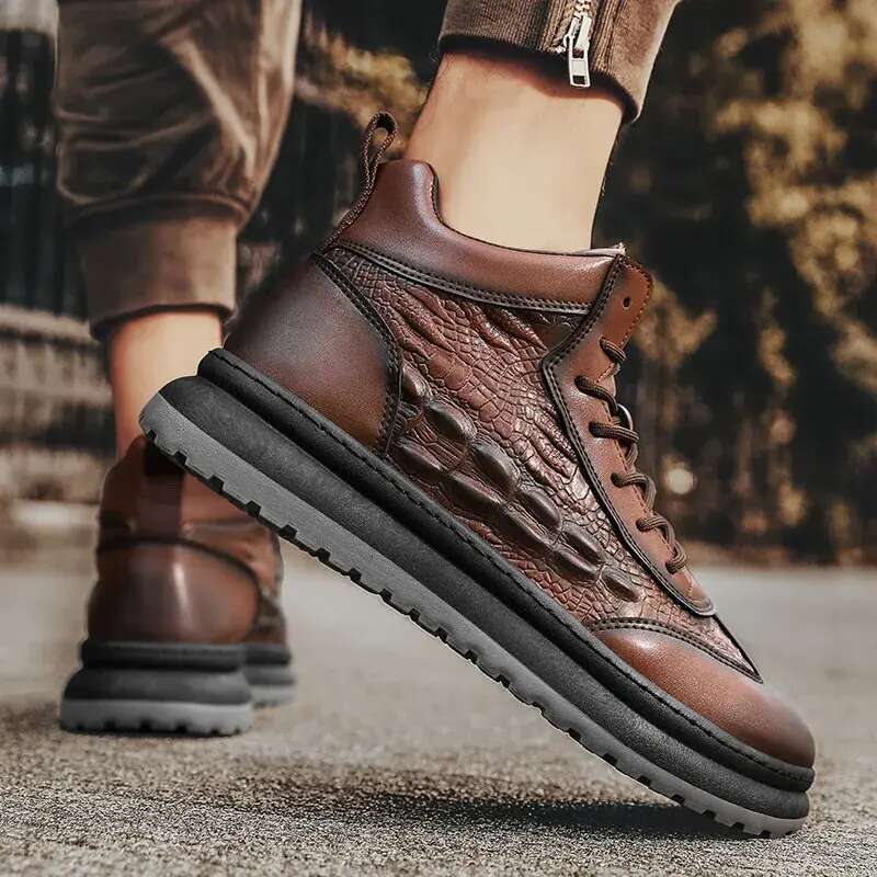 CYYTL Casual Shoes For Men Sneakers Leather Platform Summer Outdoor Sports Work Designer Ankle Running Skateboard Tennis 232d
