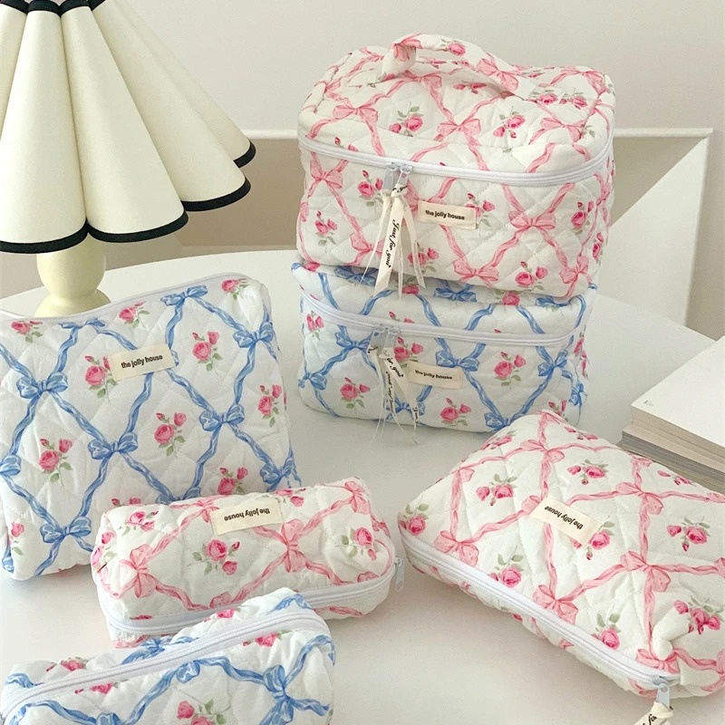 Large capacity makeup bag multifunctional face wash bag portable toilet bag cosmetics zipper bag handbag 241118