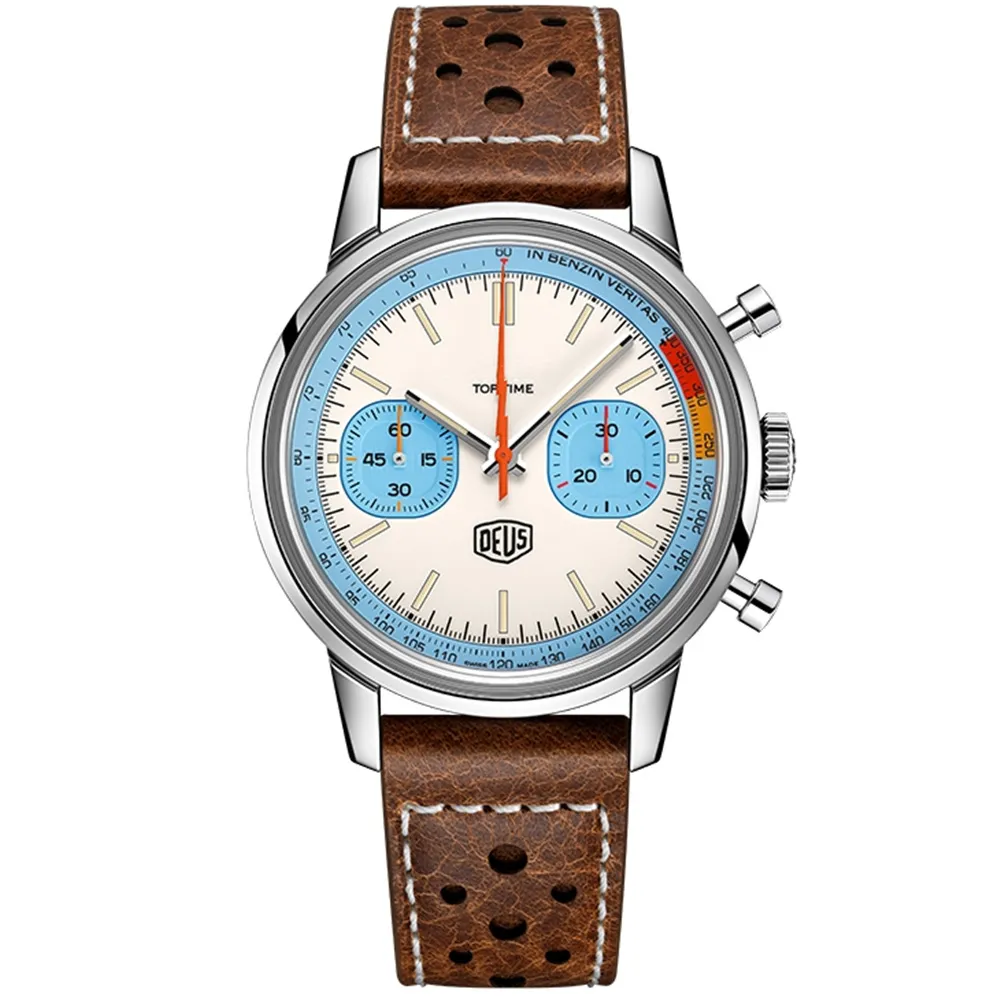 Mens Watch Multifunction Chronograph High Quality Casual Luxury Leather Belt Designer Movement Automatic Quartz Watches Montre