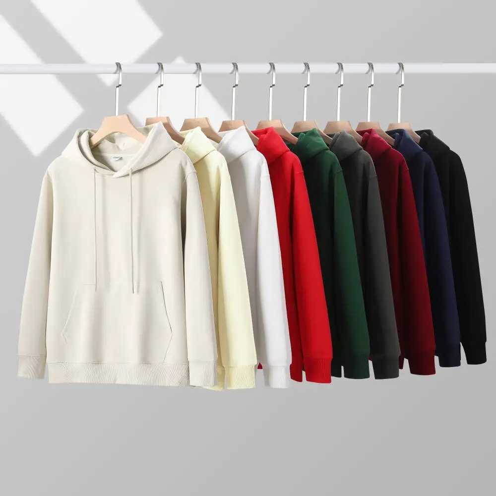 New Arrival 350g Oversi Mens Hoodie Plow High Quality Autumn Casual Hoodie Heavy Cotton M Custi Printed Blank Loose Jumper Z241118