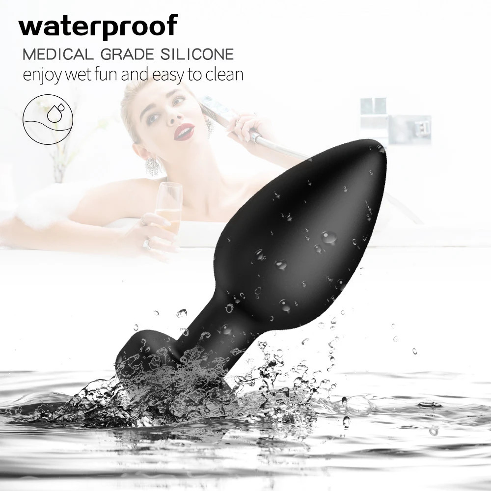 Anal Plug Vibrator for Men Butt Plug Portable Massager Wireless Remote Control Dildo Vibration Sex Toys for Male Adult Toys 240325