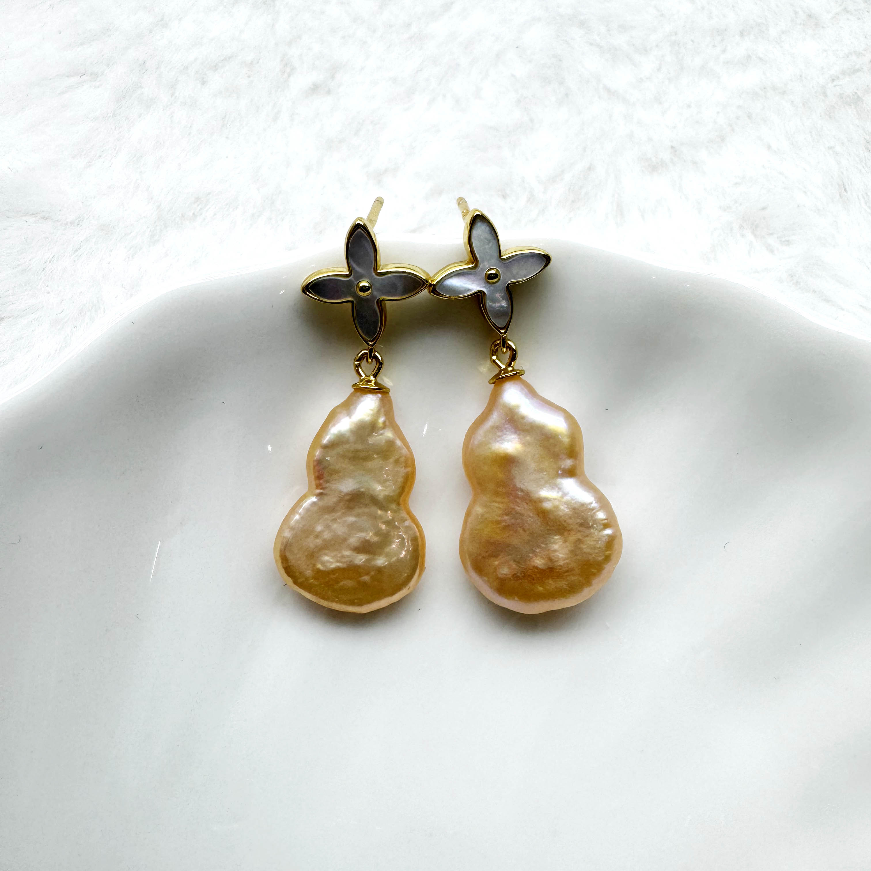 Elegant Labradorite Pendant Drop Earrings in Stainless Steel for Ladies