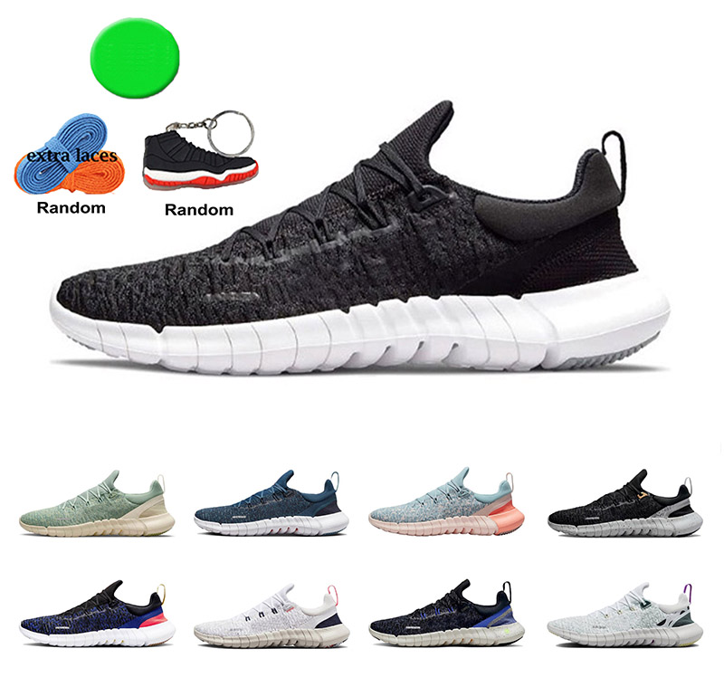 Free Run 5.0 Mens Running Shoes Womens Trainers Designer Sneakers Polka Dots FN 5 Racer Men Sports Des Chaussures Black Concord Grey Fog Women Sports Zapatos