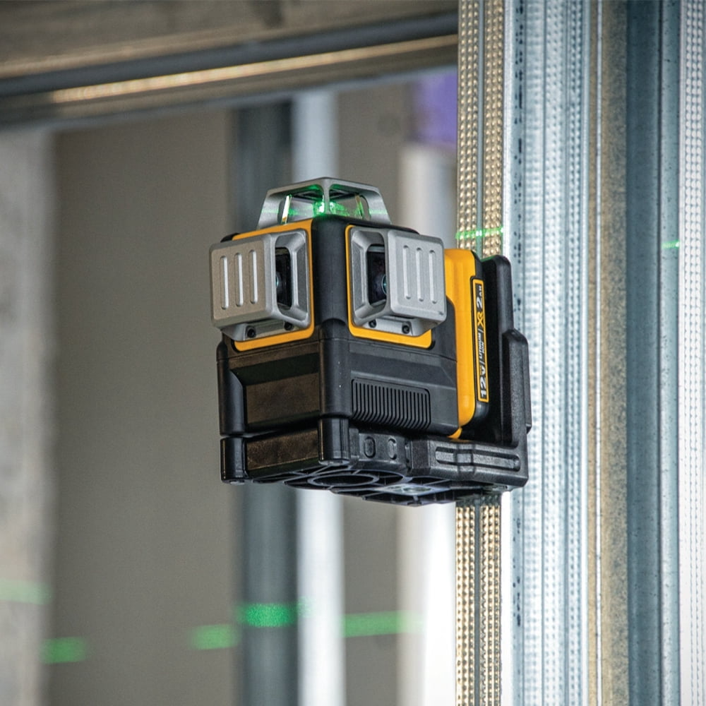 Dewalt DW089LG 3 Sides*360 Degree Vertical 12V Lithium Battery 12 Lines Laser Green Meter Outdoor tools