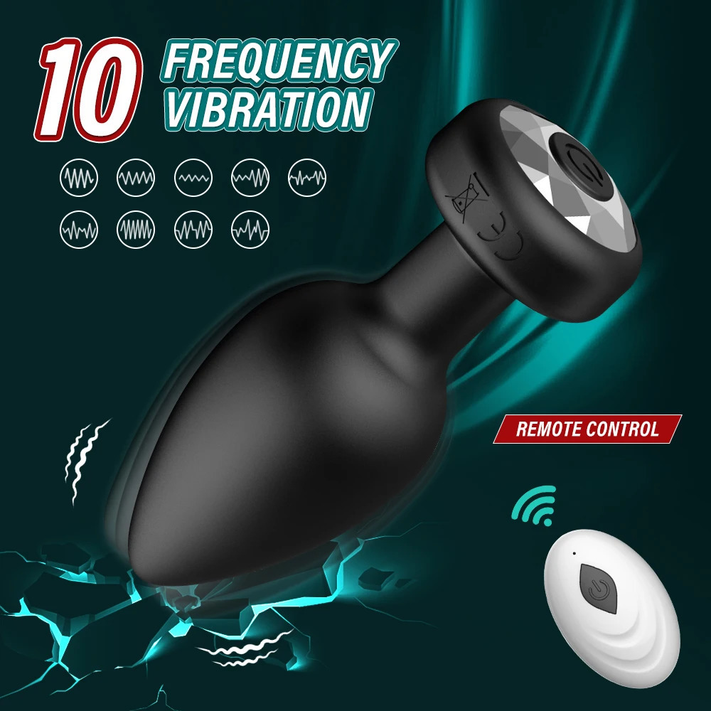 Anal Vibrator Wireless Remote Control Butt Plug Men Prostate Massager Female Vagina Masturbator for Adult Sex Toys Women Men Gay 240325
