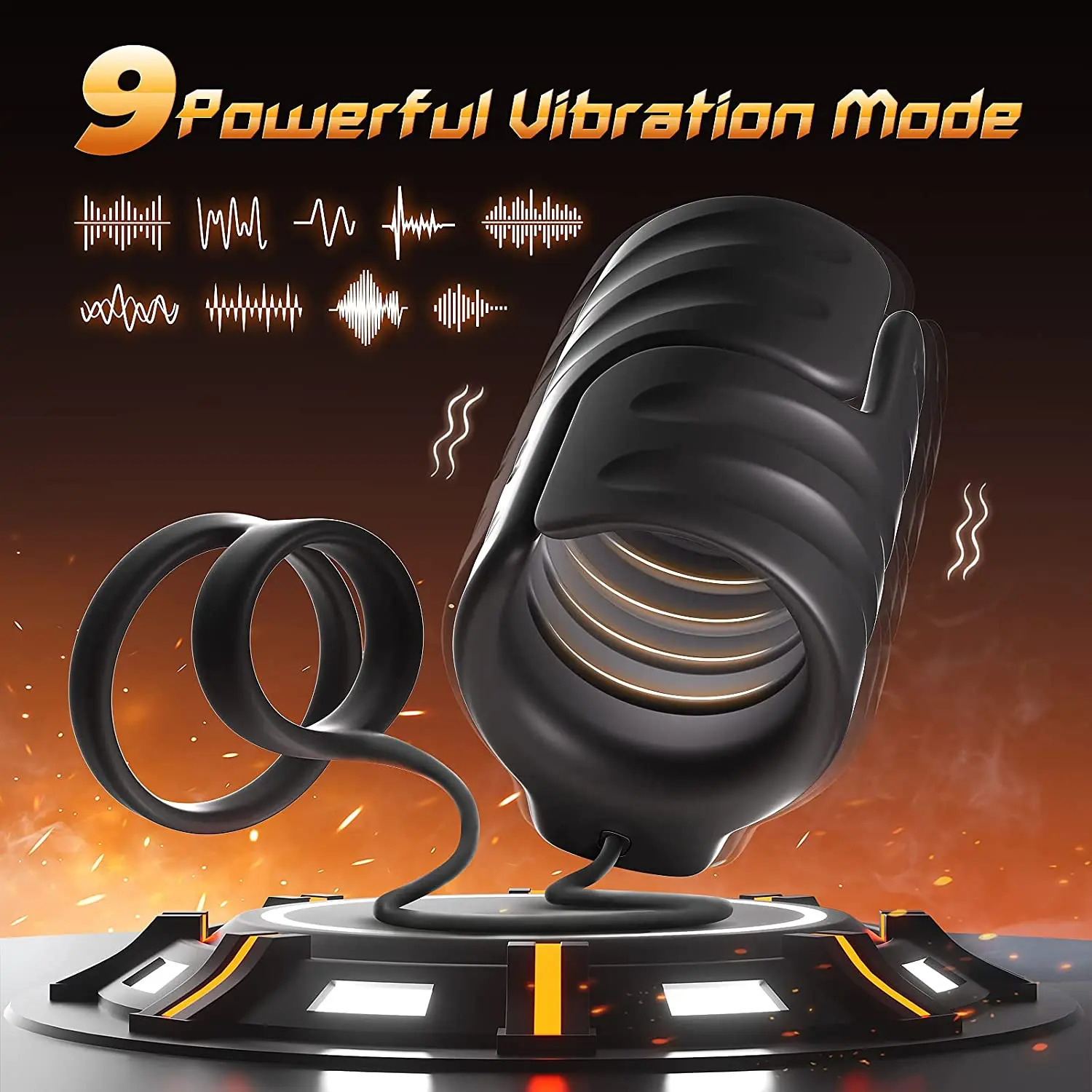 3 in 1 Penis Trainer Vibrator Dual Cock Ring Sex Toys for Men APP Remote Control Male Masturbator Glans Stimulate Penis Massage 240325