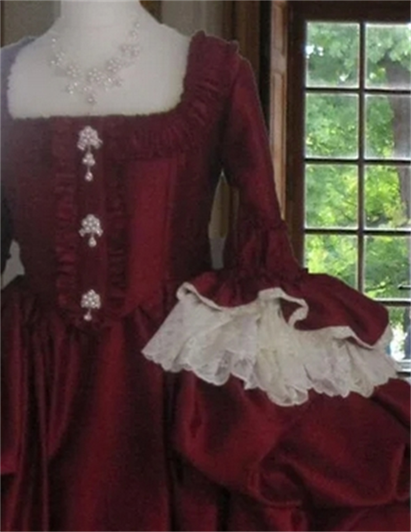 Renaissance Rococo Prom Dresses Purple Vintage Medieval Queen Marie Antoinette Cosplay Costume Ruched Fantasy Special Occasion Dress Flare Long Sleeve