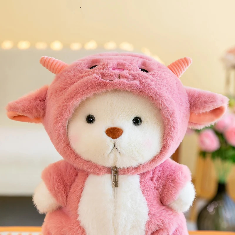 Kawaii Bear Plush Toy stuffed Animals Teddy Wear Suit Soft Doll Birthday Christmas Gifts for Boy Girl 241118