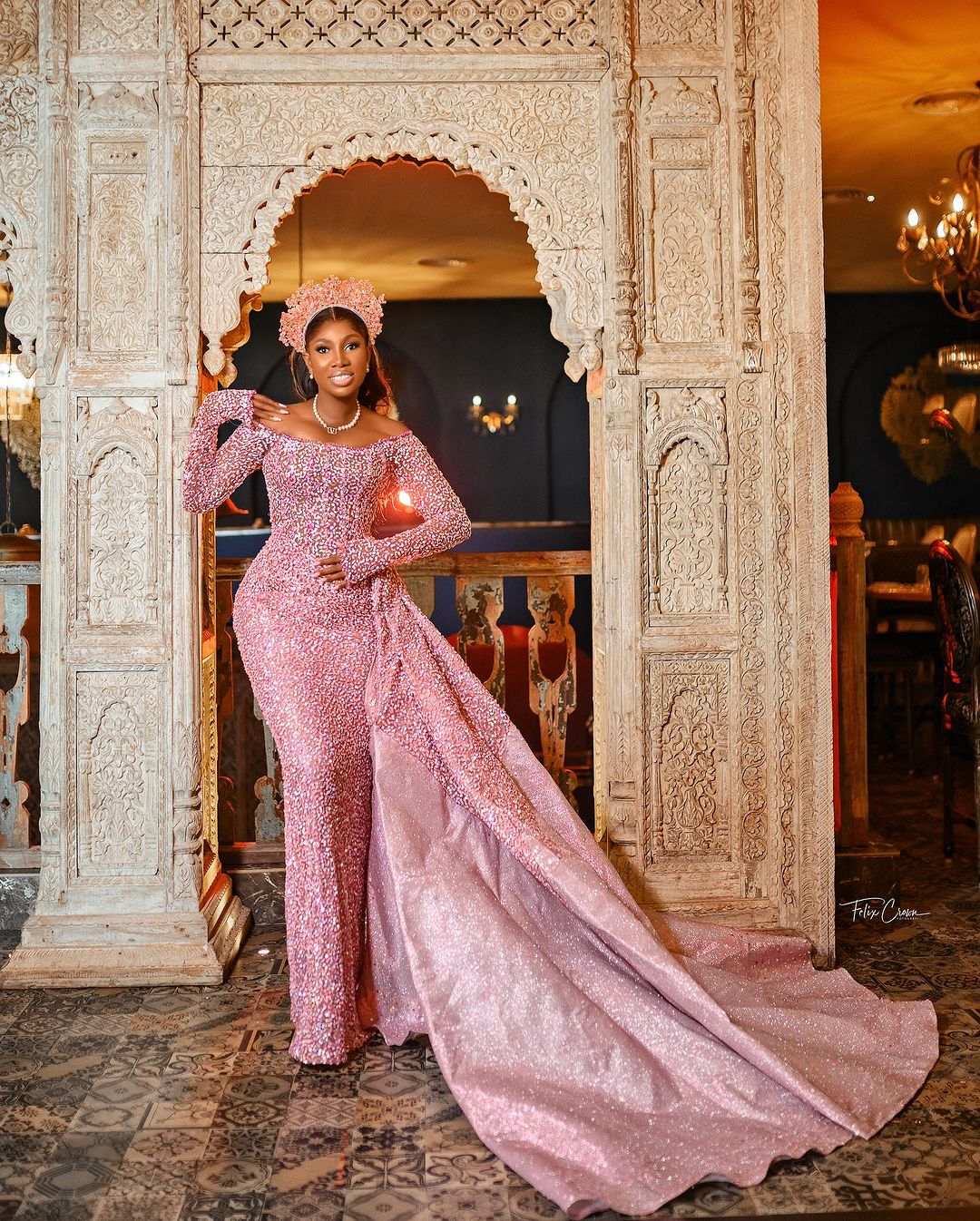 Sequined Mermaid Prom Dresses Ruffles Off Shoulder Reception Dress Sparkly Sequins Red Formal Evening Gowns African Black Girls Pageant Wear