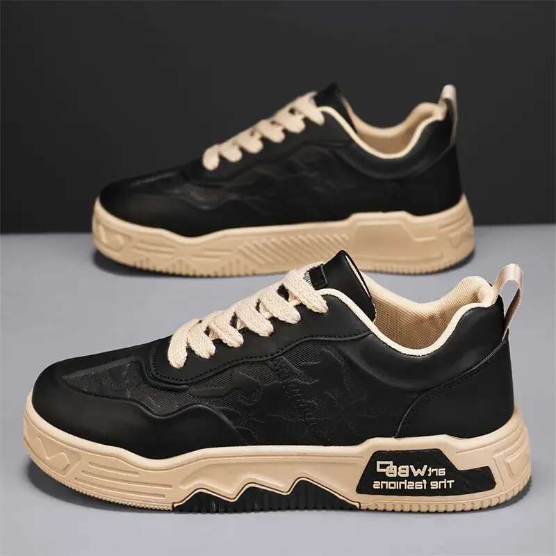 CYYTL Skateboard Shoes Leather Mens Sneakers Casual Outdoor Platform Fashion Designer Sports Walking Running Work Tennis f8c9