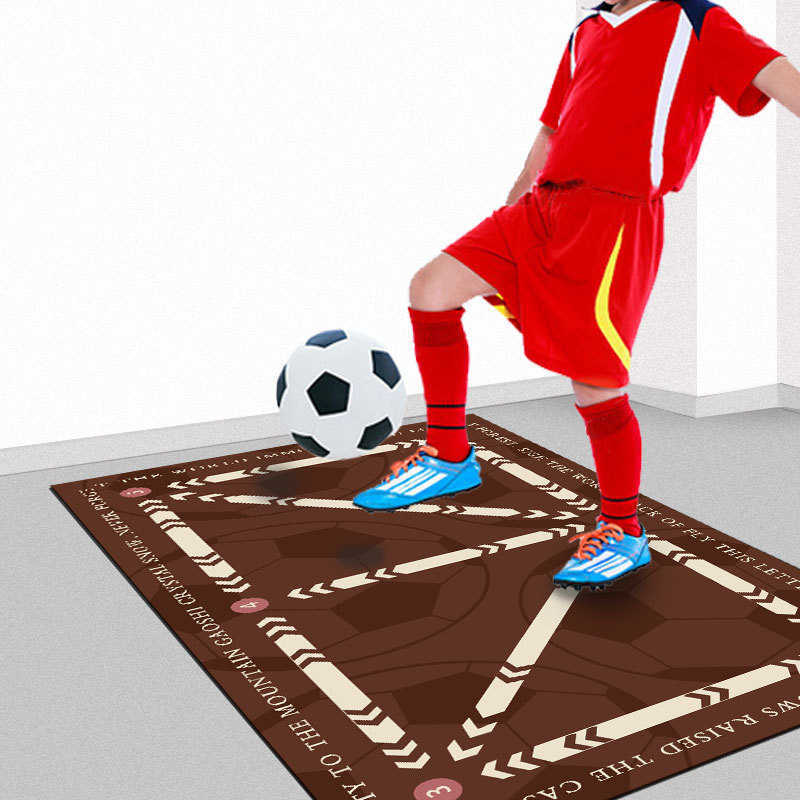Football Training Mat - Non-Slip Diatom Mud Carpet for Sports Ball Control, Home Fiess and Soundproofing (80 x 120cm, 2024) dh3628137