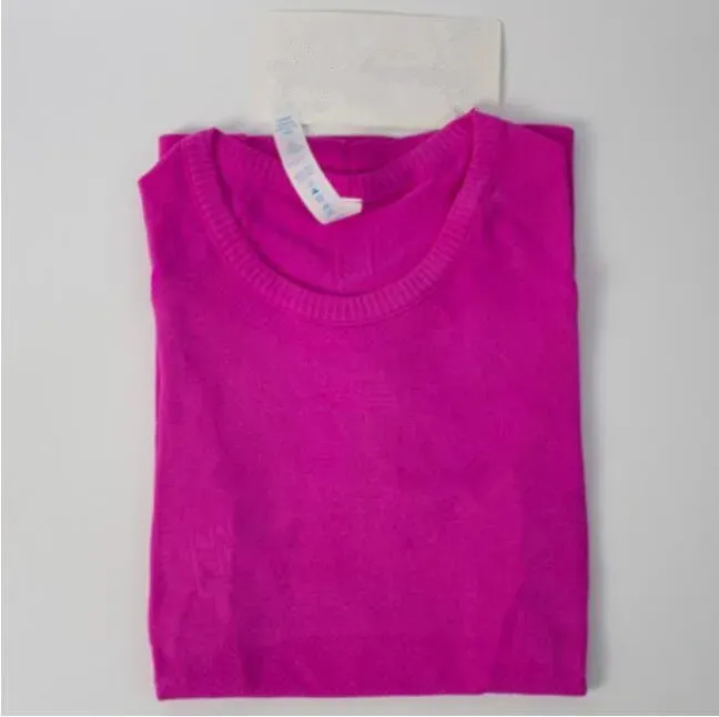 Women T-Shirts top Yoga High-Elastic Breathable Running Top Quick Drying Seamless Short Sleeve Sport-Cycling Gym good Women's T-Shirt gym set gym