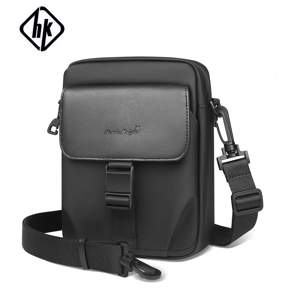 HcanKcan Mens Crossbody Bag Men Waterproof Light weight Shoulder Bag Phone Bicycle Sling Bag Man Messenger Bag for Mini Ipad 240403