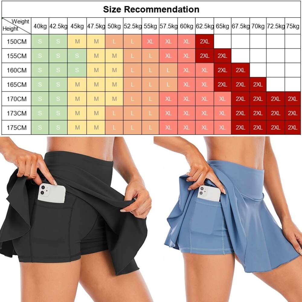 Cloud Hide Fiess Tennis Skirts Badminton Golf S-XXXL Skirt High Waist Shorts Women Athletic Running Sport Girls Pleated Skorts