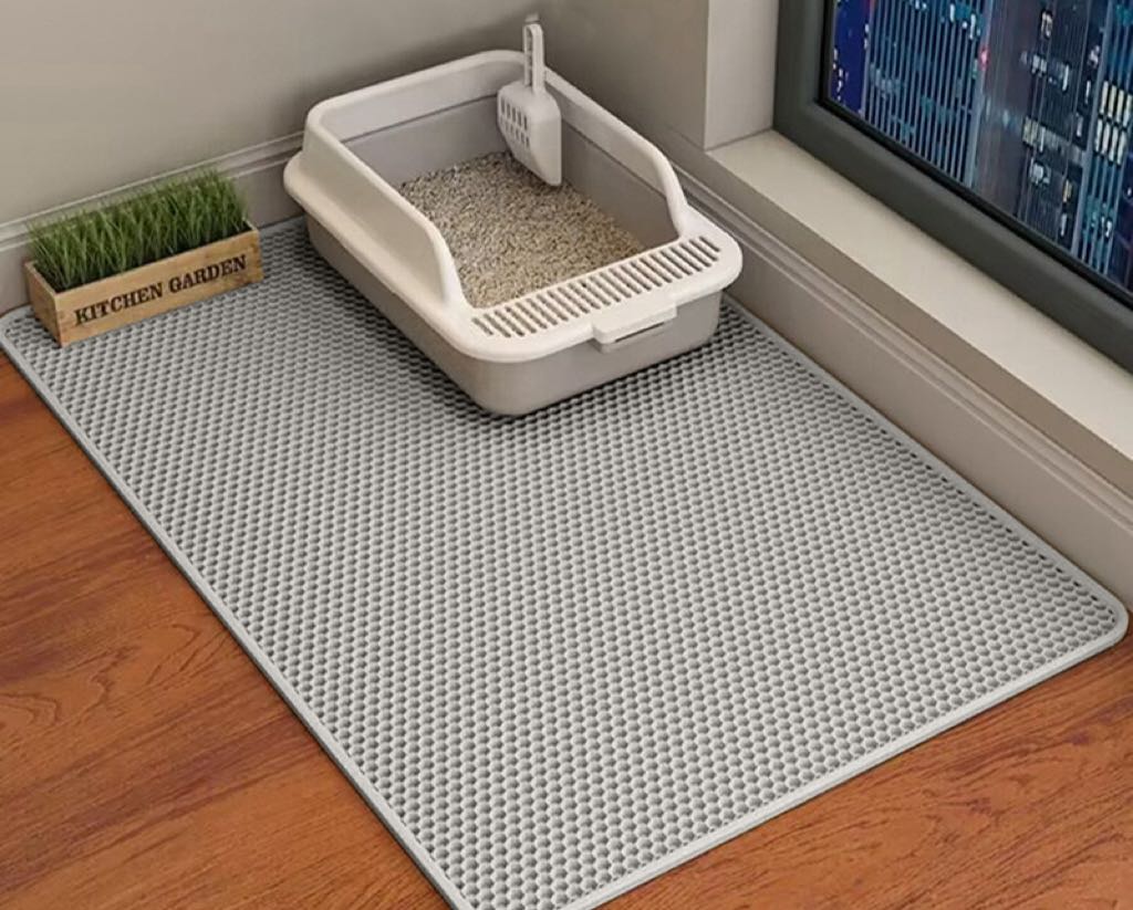 Pet Litter Mat Waterproof Double Layer Pet Non Slip Mat Washable Cat Mat Pet Supplies
