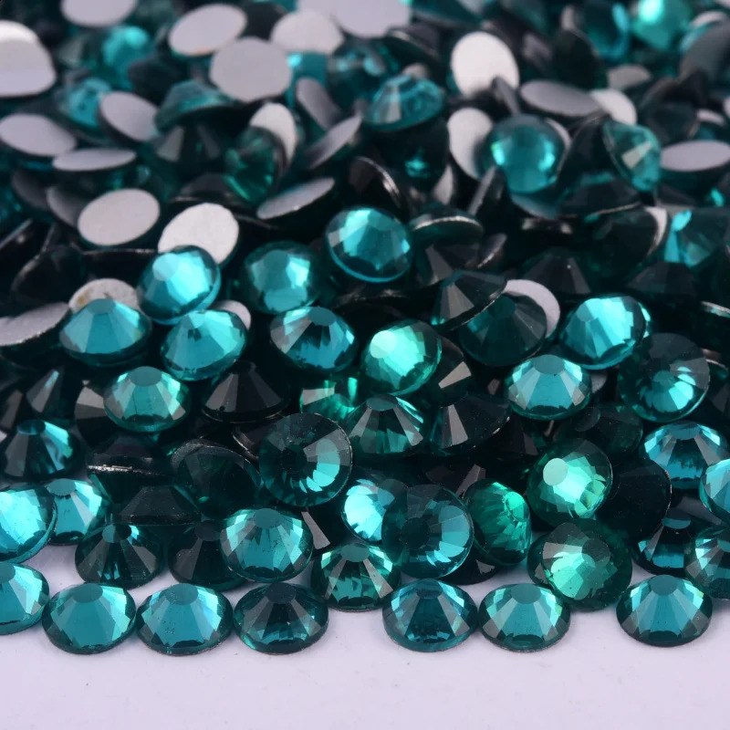 Full size blue zircon nail art rhinestone loose for nail glitter with glass crystal stone for nail art decoration H0939 241119