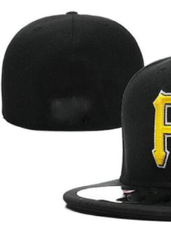Baseball Pirates 2024 Mens Baseball Team 2024 World Series Champions Full Closed Caps Summer Letter Bone Black Color Casual Sport Flat Fitted Hats a1