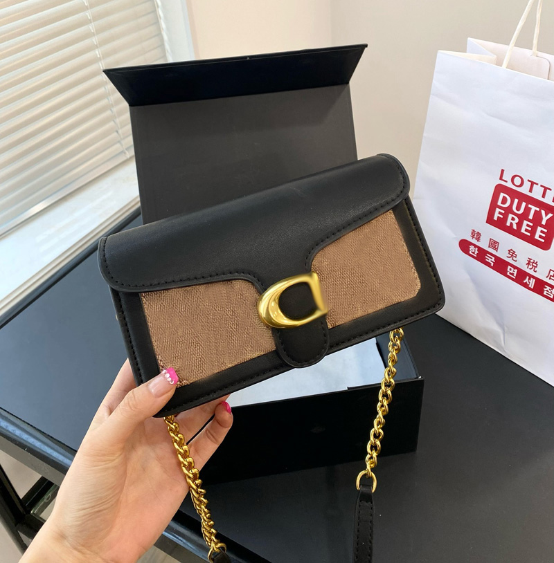 10A Hot designer bag shoulder bag designer tabby bag high quality leather luxury envelope bag ladies fashion trend baguette small square bag with box