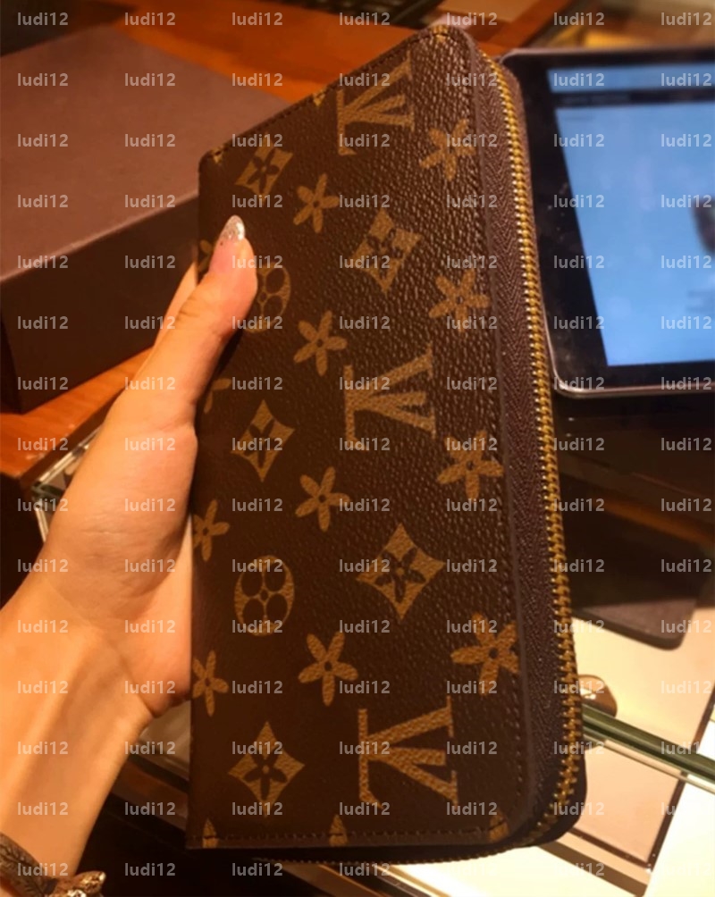 designer bag Top quality Womens billfold zippy wallet victorine wallet emilie purse mirror quality pocketbook passport holder coin bag fashion leather purse 45A