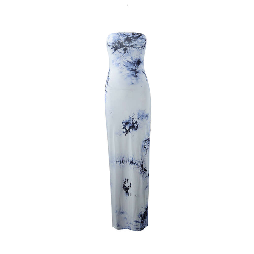 Wind Autumn and Winter Sexy Spicy Girl Outfit Instagram Printed Dress F41922