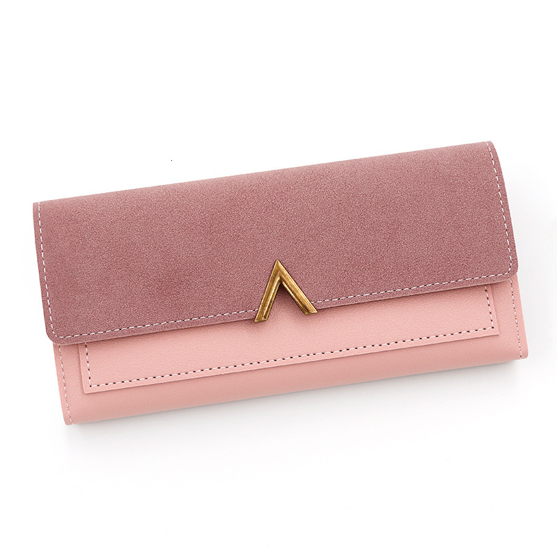 New Womens Wallet Fashionable and Simple Womens Pu Long Wallet Multi card Card Bag Handbag