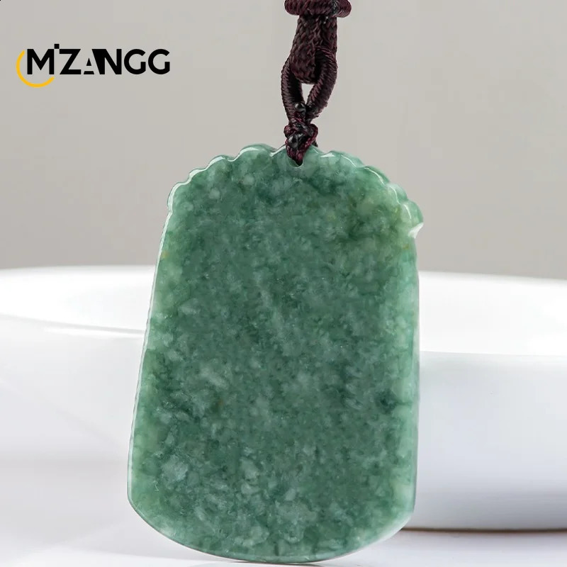 Natural Commodity Jade 12 Zodiac Ox Tiger Rabbit Jade Pendant Chinese Carving Green Fashion Jewelry Lucky Talisman for Men and Women 241119