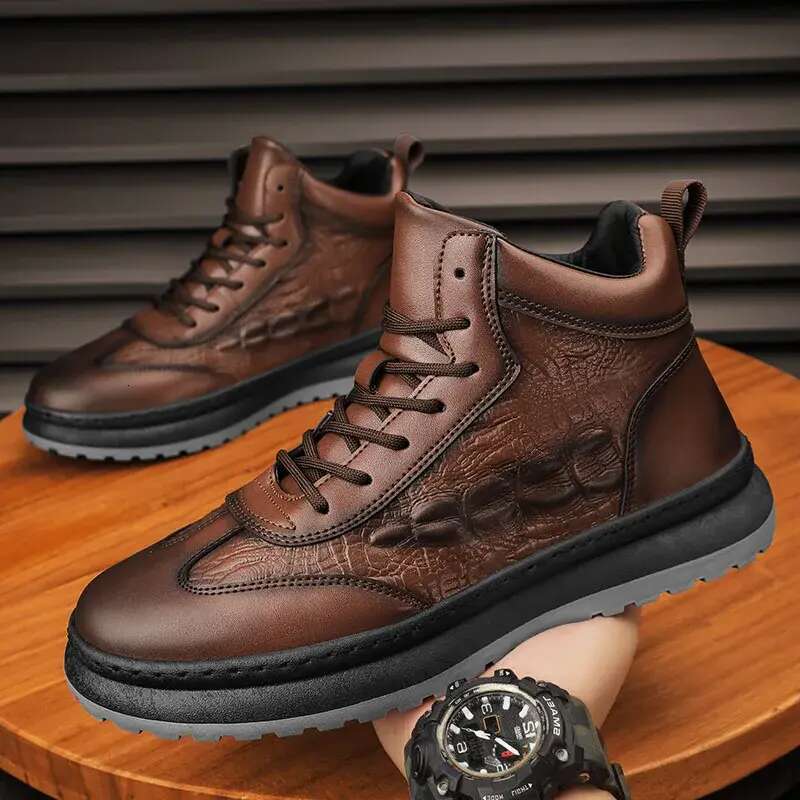 CYYTL Casual Shoes For Men Sneakers Leather Platform Summer Outdoor Sports Work Designer Ankle Running Skateboard Tennis 232d