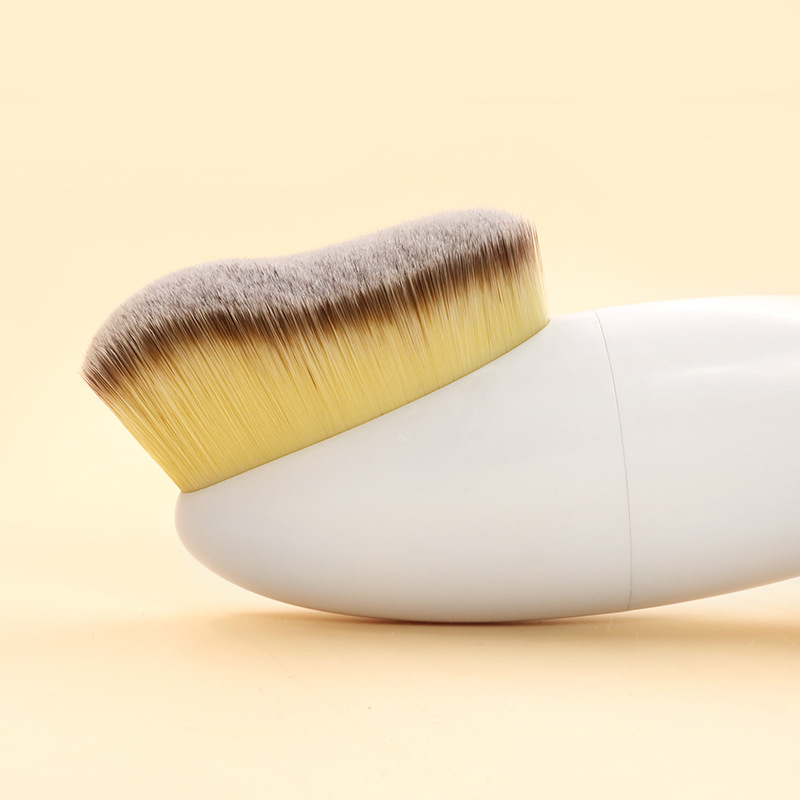 Flawless Foundation Brush, High Density Face Body Makeup Brush For Liquid Foundation Powder Cream Contour White Black Brocha Para Base Impecable