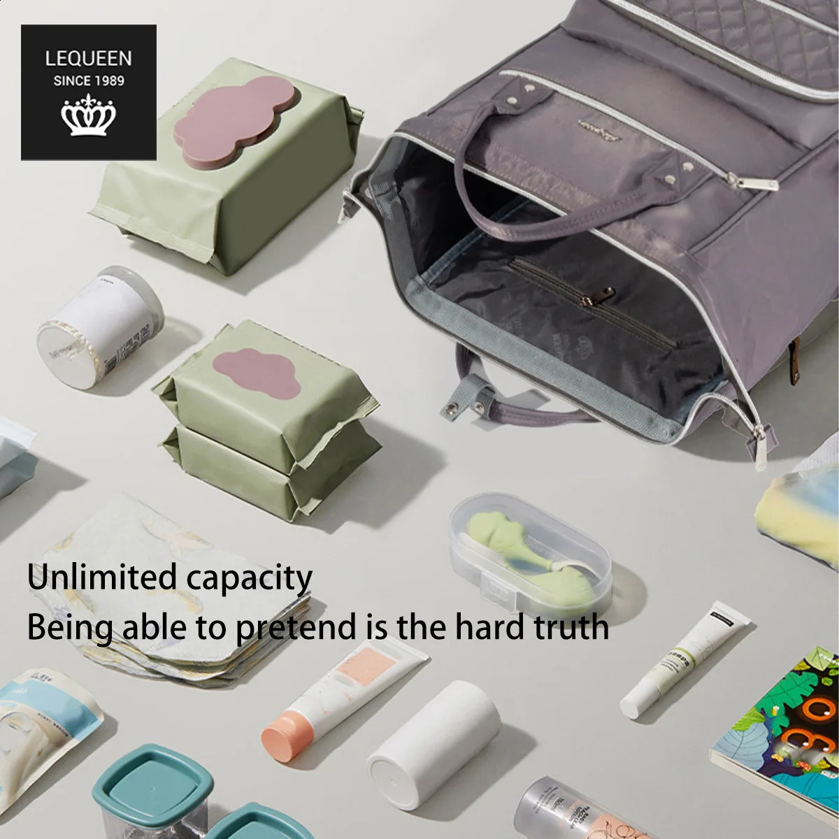 LEQUEEN Diaper Bag Backpack Large Capacity Travel Bag Style Waterproof Multifunctional Maternity Mother Baby Stroller Bags 250106